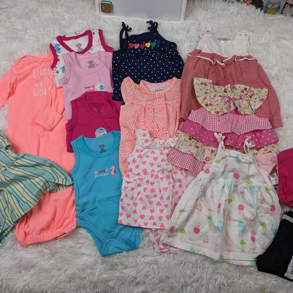 Baby Girls Spring Summer Lot 3 months